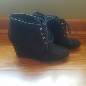 Womens wedge booties